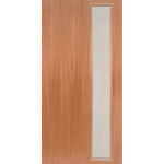 mcm-1 1950s contemporary narrow light exterior mahogany door 