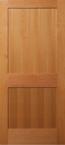 Vertical Grain Douglas Fir 2-panel Interior Wood Door