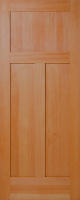 Vertical Grain Douglas Fir Mission 3-panel Interior Wood Doors