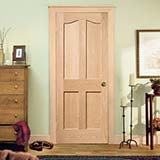 Traditional Eyebrow 4-Panel Interior Door