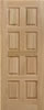 White Oak Raised 8-Panel Interior Door