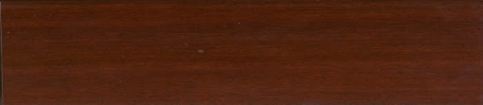 Poplar stained with dark mahogany stain